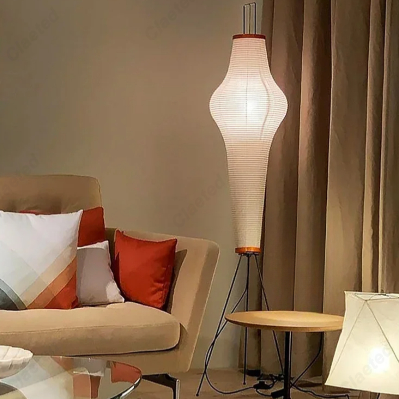 Floor Lamp Arched - Basit ve Yaratıcı LED Pirinç Kağıdı