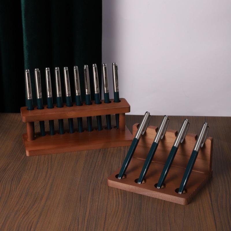 Pegboard Office Organizer - Ahşap Kalemlik 4/10 Bölmeli Çok Amaçlı