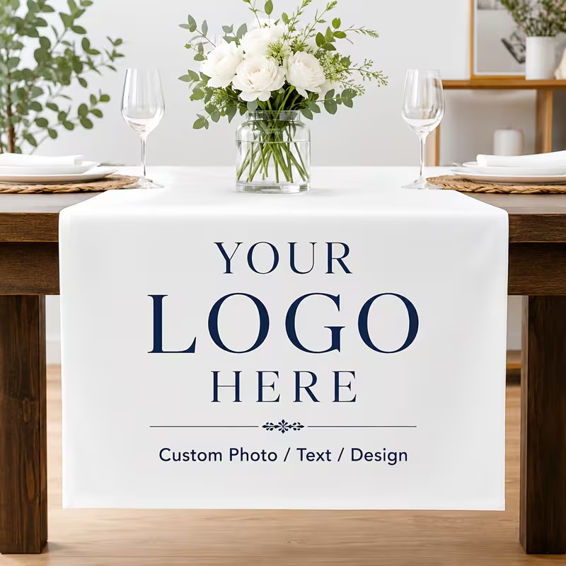 Work Office Furniture - Özel Masa Bannerı Düğün Doğum Günü