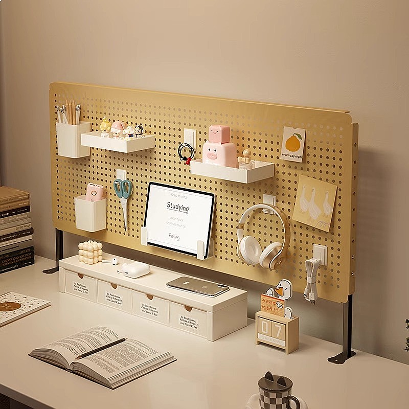 Pegboard Office Organizer - Dikey Pegboard Masa Düzenleyici Ev Ofis