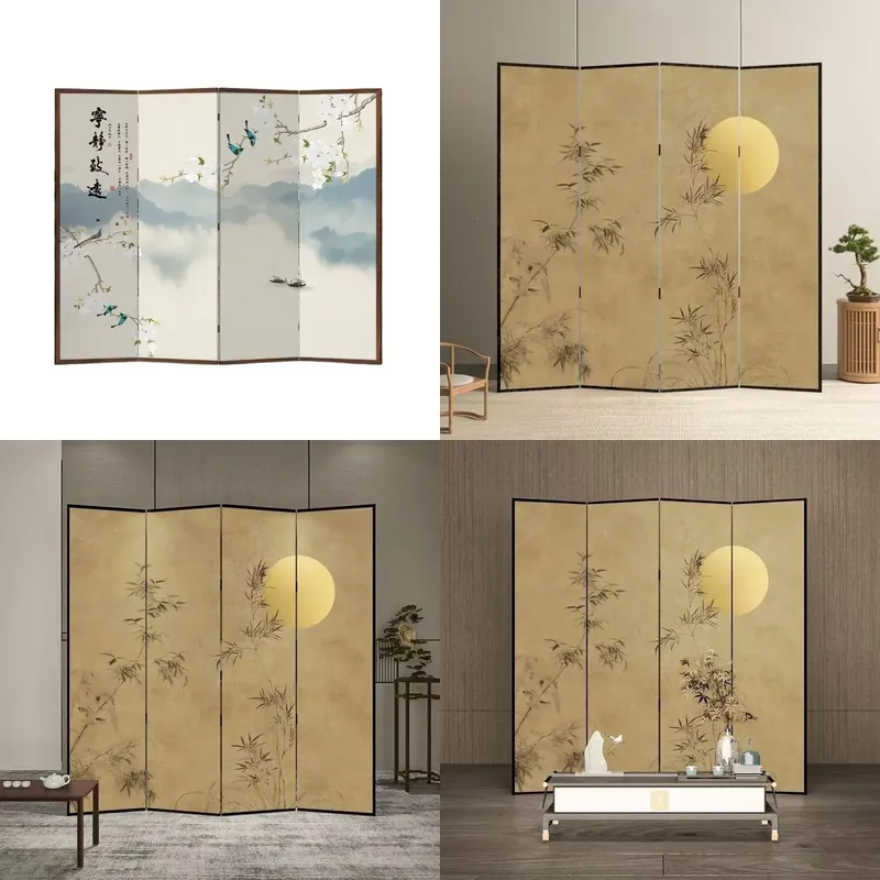 Room Divider Bamboo - Yeni Çin Bambu Oda Bölücü Çift