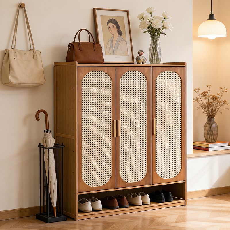 Room Divider Bamboo - Çok katmanlı bambu antika tarzı ayakkabı