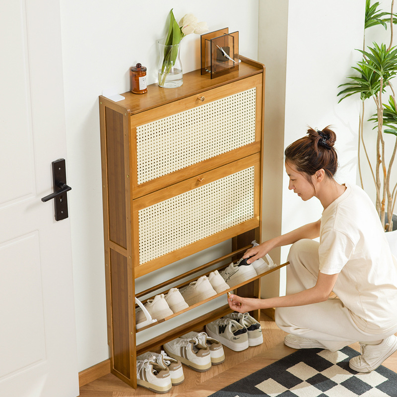 Ev tipi ahşap ayakkabı dolabı, - Room Divider Bamboo incelemesi ve fiyatı