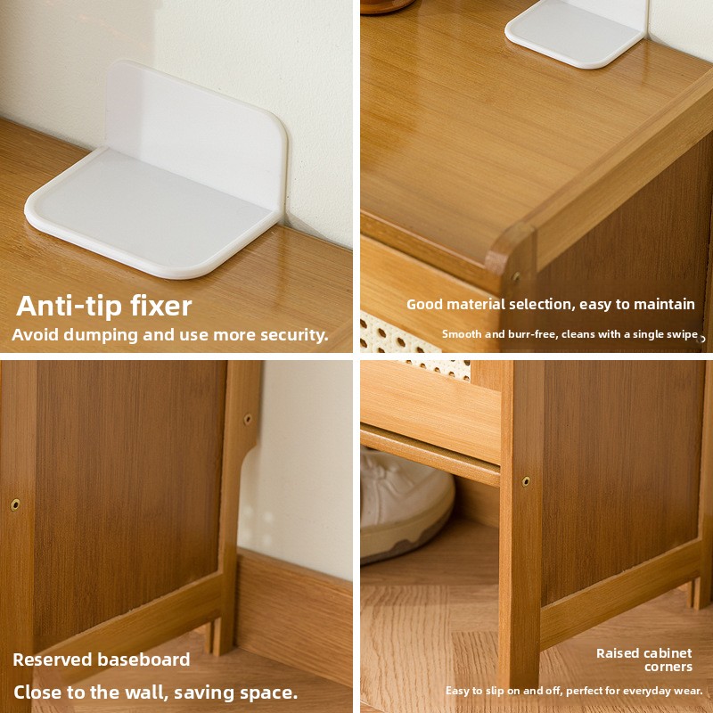 Ev tipi ahşap ayakkabı dolabı, - Room Divider Bamboo incelemesi ve fiyatı
