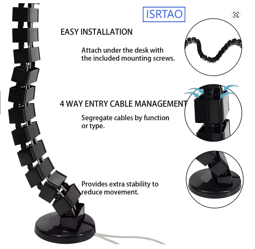 ISRTAO Masa Altı Kablo Yönetim - Work Office Furniture incelemesi ve fiyatı