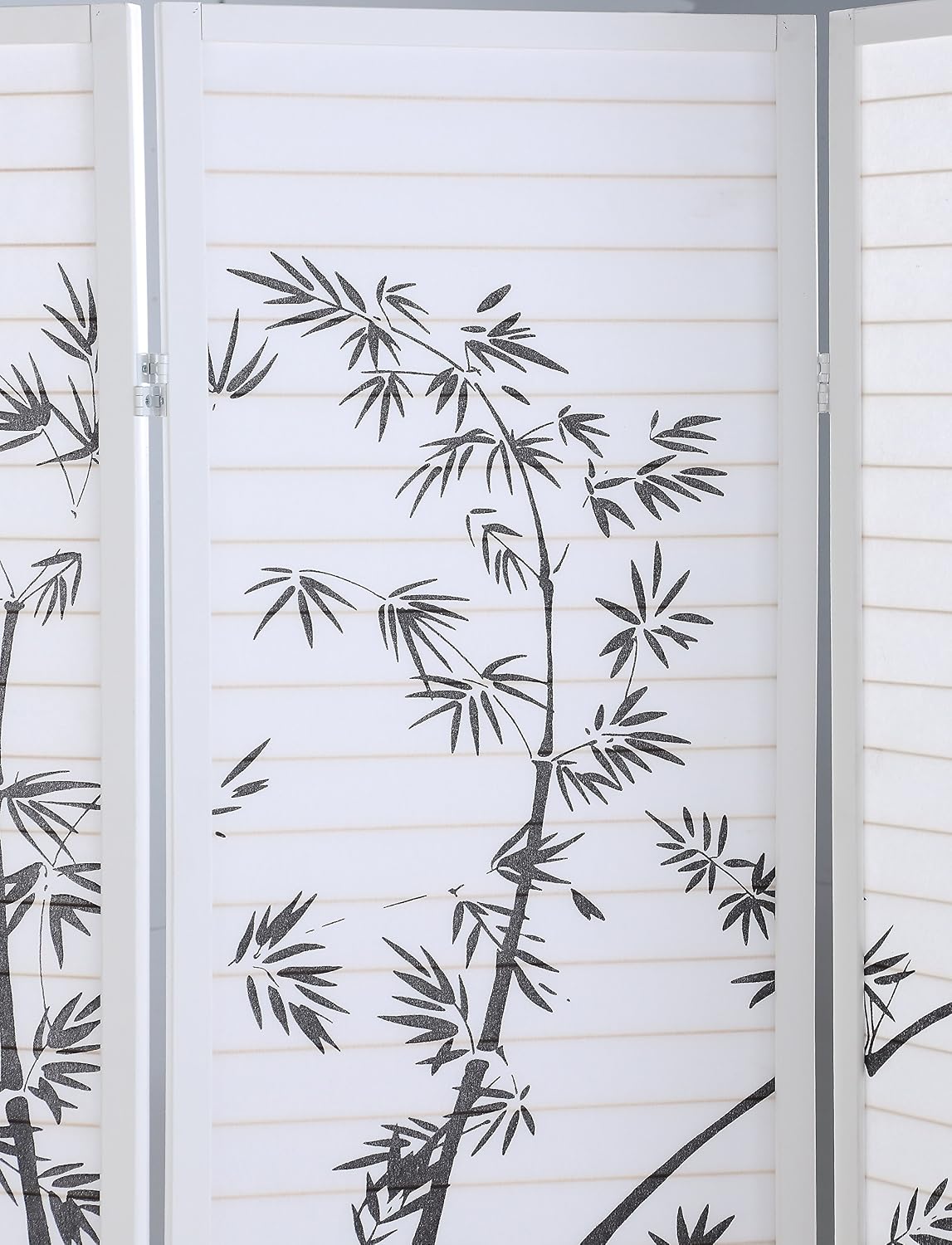 4 Panelli Bambu Baskılı Beyaz  - Room Divider Bamboo incelemesi ve fiyatı