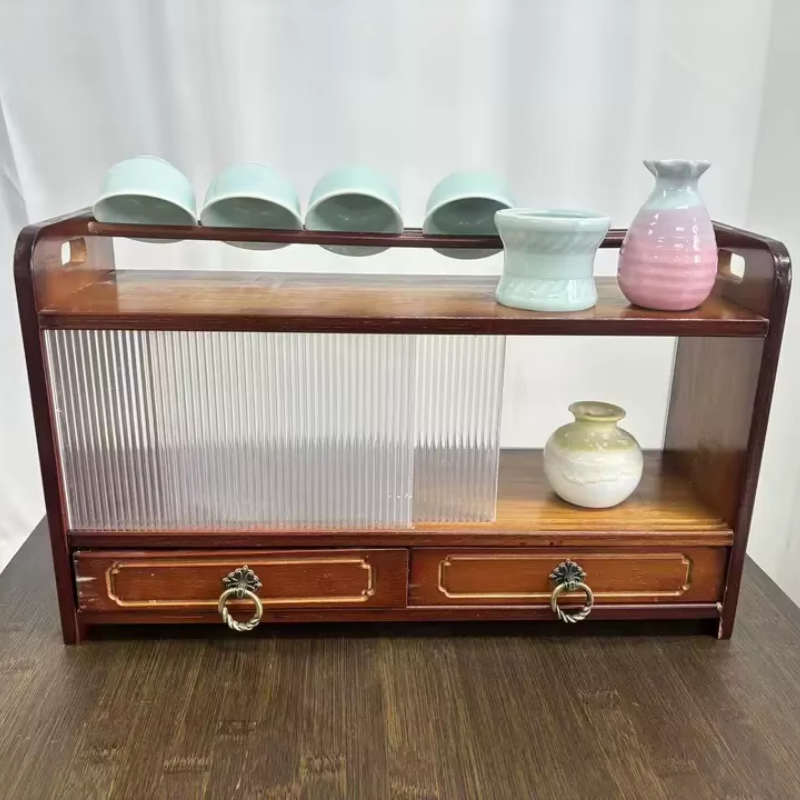 Masaüstü Çay Seti Vitrin Küçük - Room Divider Bamboo incelemesi ve fiyatı