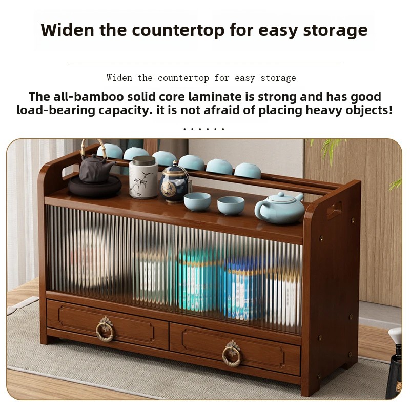 Masaüstü Çay Seti Vitrin Küçük - Room Divider Bamboo incelemesi ve fiyatı