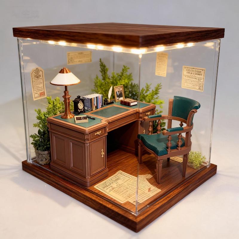 1:12 Ölçekli Dollhouse Mini Vi - Office Furniture Set incelemesi ve fiyatı