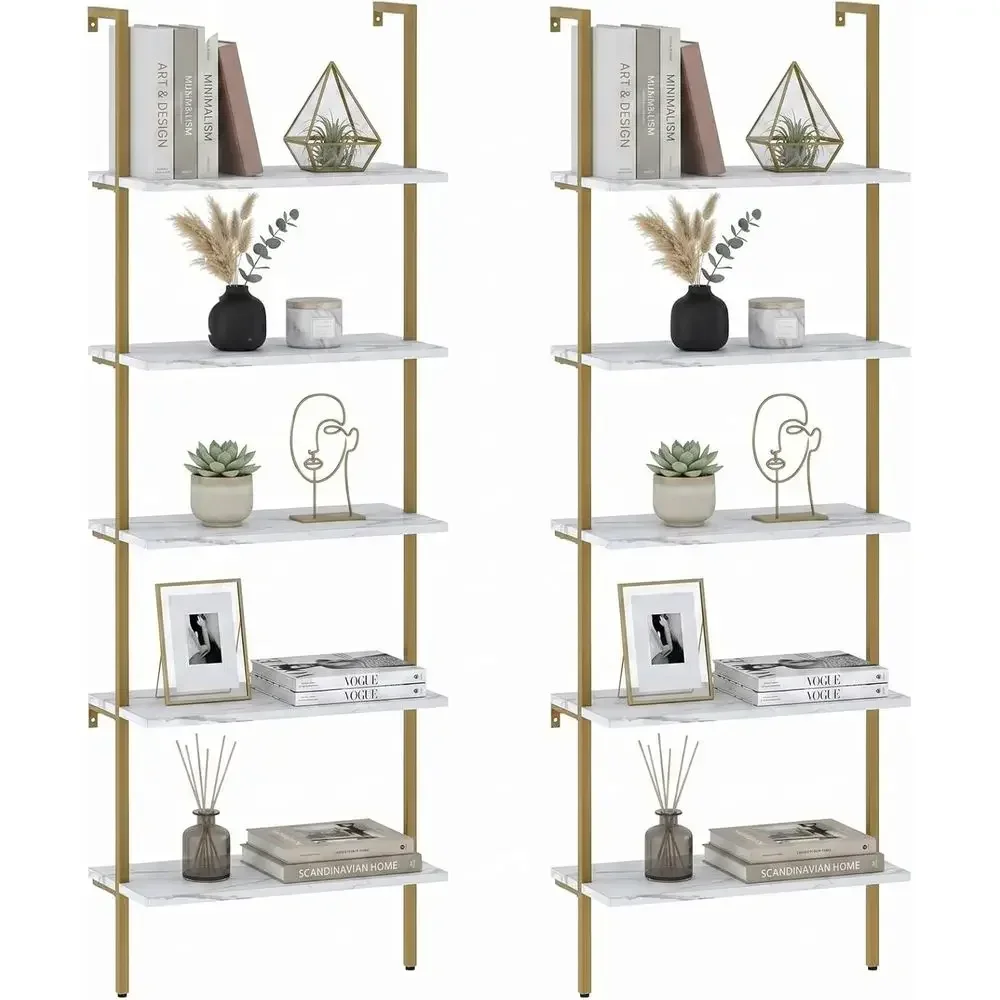 5 Katmanlı Beyaz Mermer Duvara - Bookshelf 5 Tier incelemesi ve fiyatı