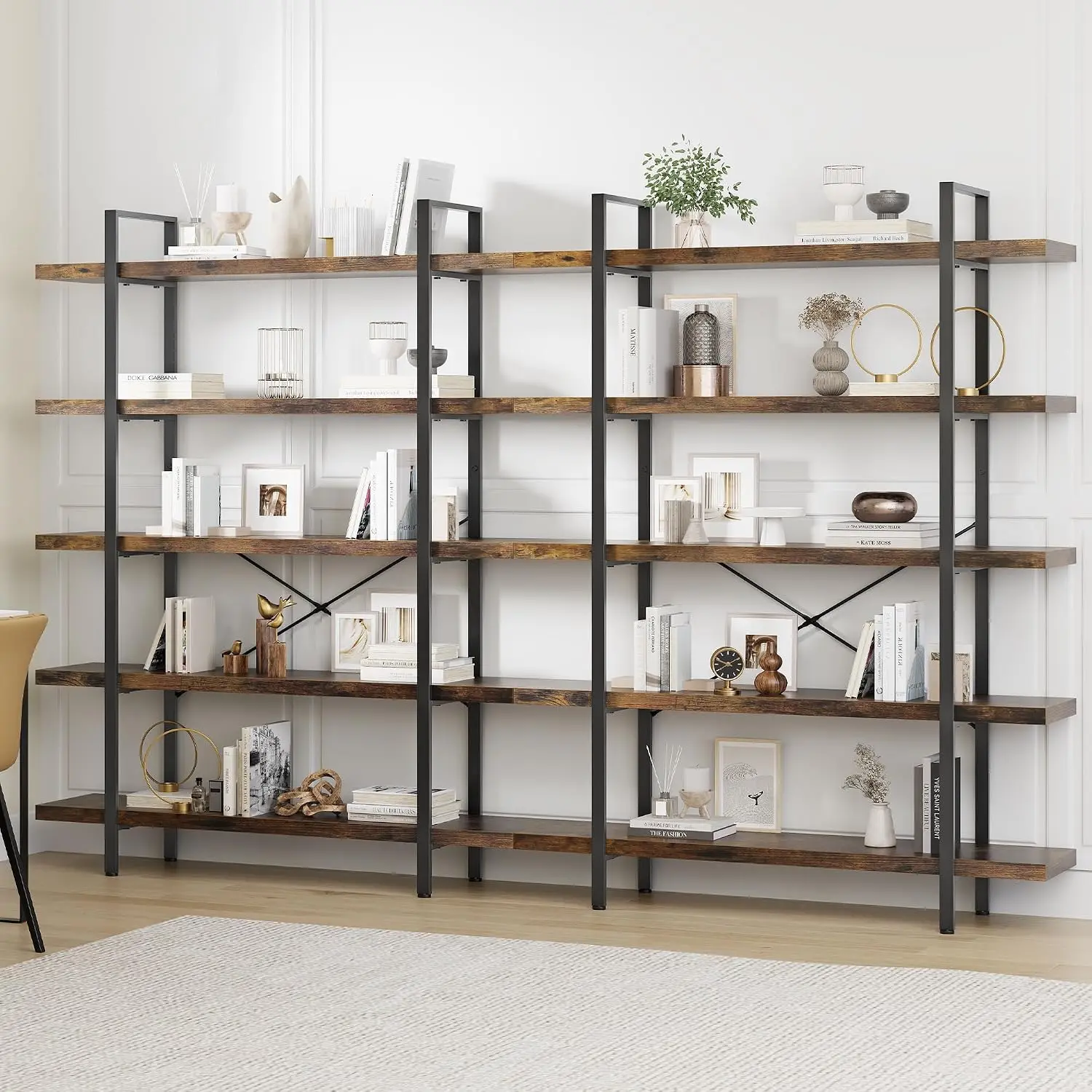 2'li Kitaplık Seti, Ağır Hizme - Bookshelf 5 Tier incelemesi ve fiyatı