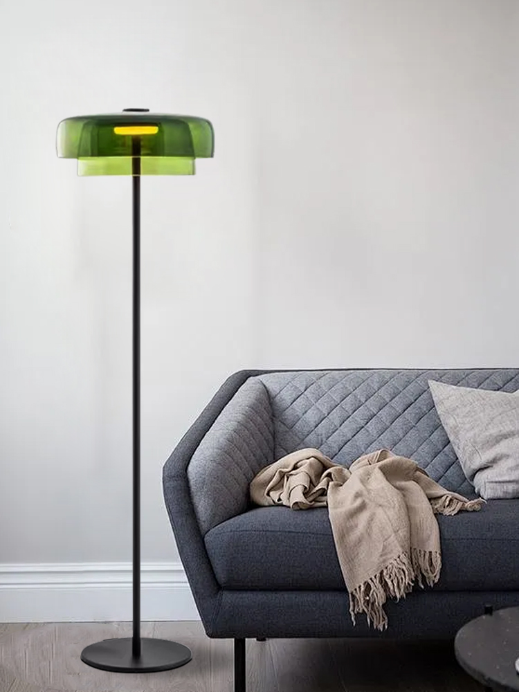 İskandinav Lüks Cam Turuncu Ye - Floor Lamp Arched incelemesi ve fiyatı