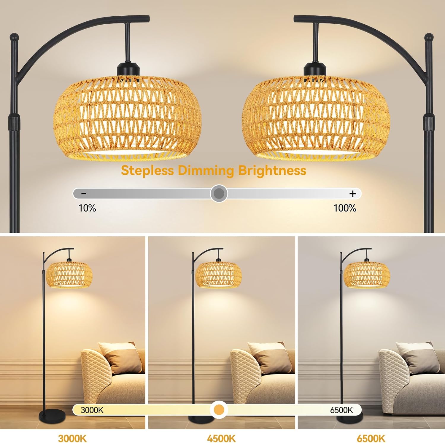 Oturma Odası için Ark Şeklinde - Floor Lamp Arched incelemesi ve fiyatı