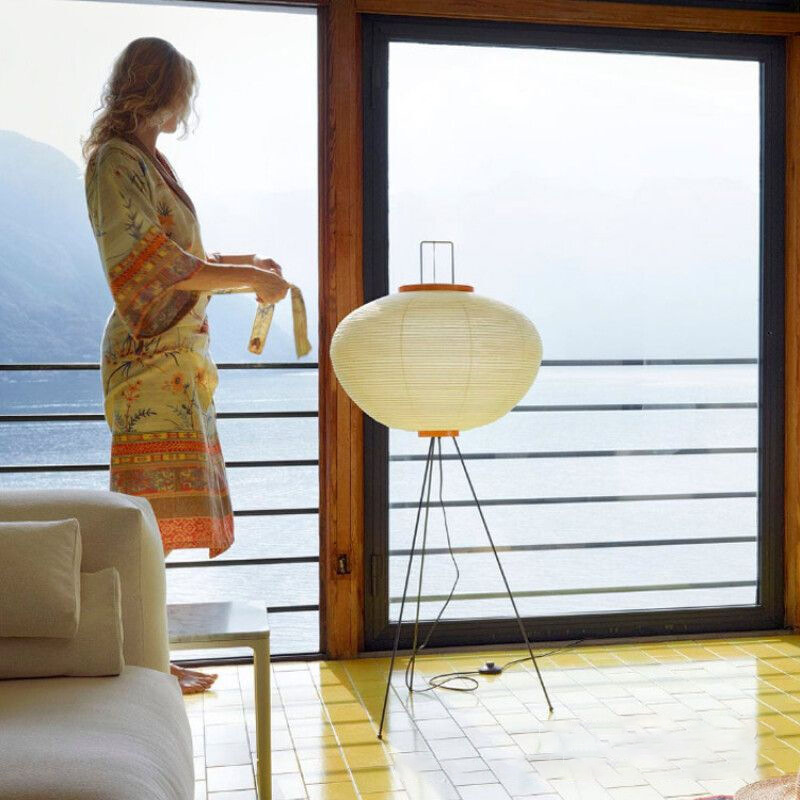 Japon Noguchi Akari Pirinç Kağ - Floor Lamp Arched incelemesi ve fiyatı