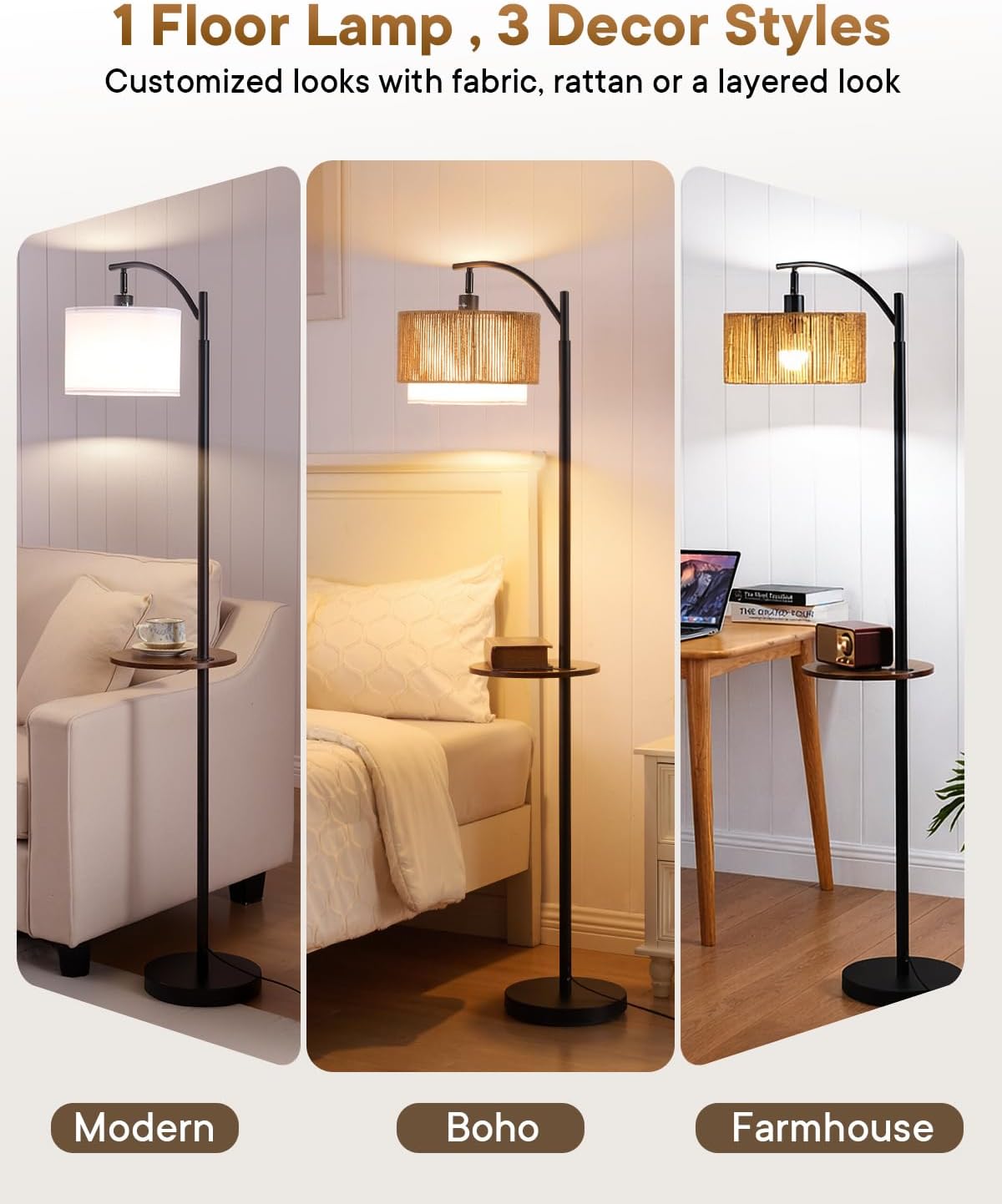 Boho Tarzı Çiftlik Evi Kavisli - Floor Lamp Arched incelemesi ve fiyatı