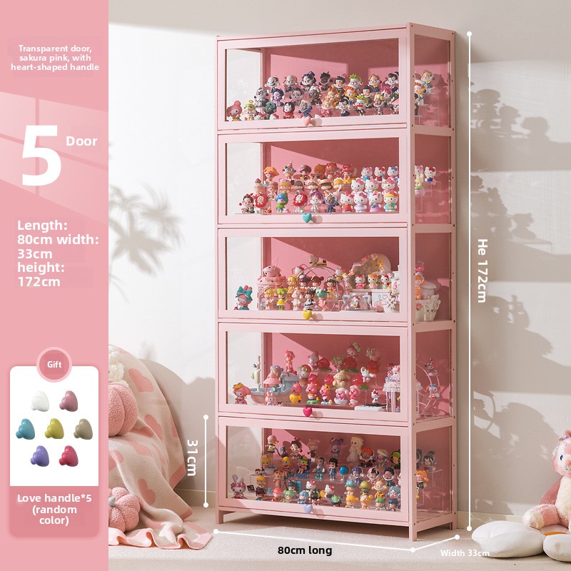 Sağlam Pembe Cam Kapılı Vitrin - Room Divider Bamboo incelemesi ve fiyatı