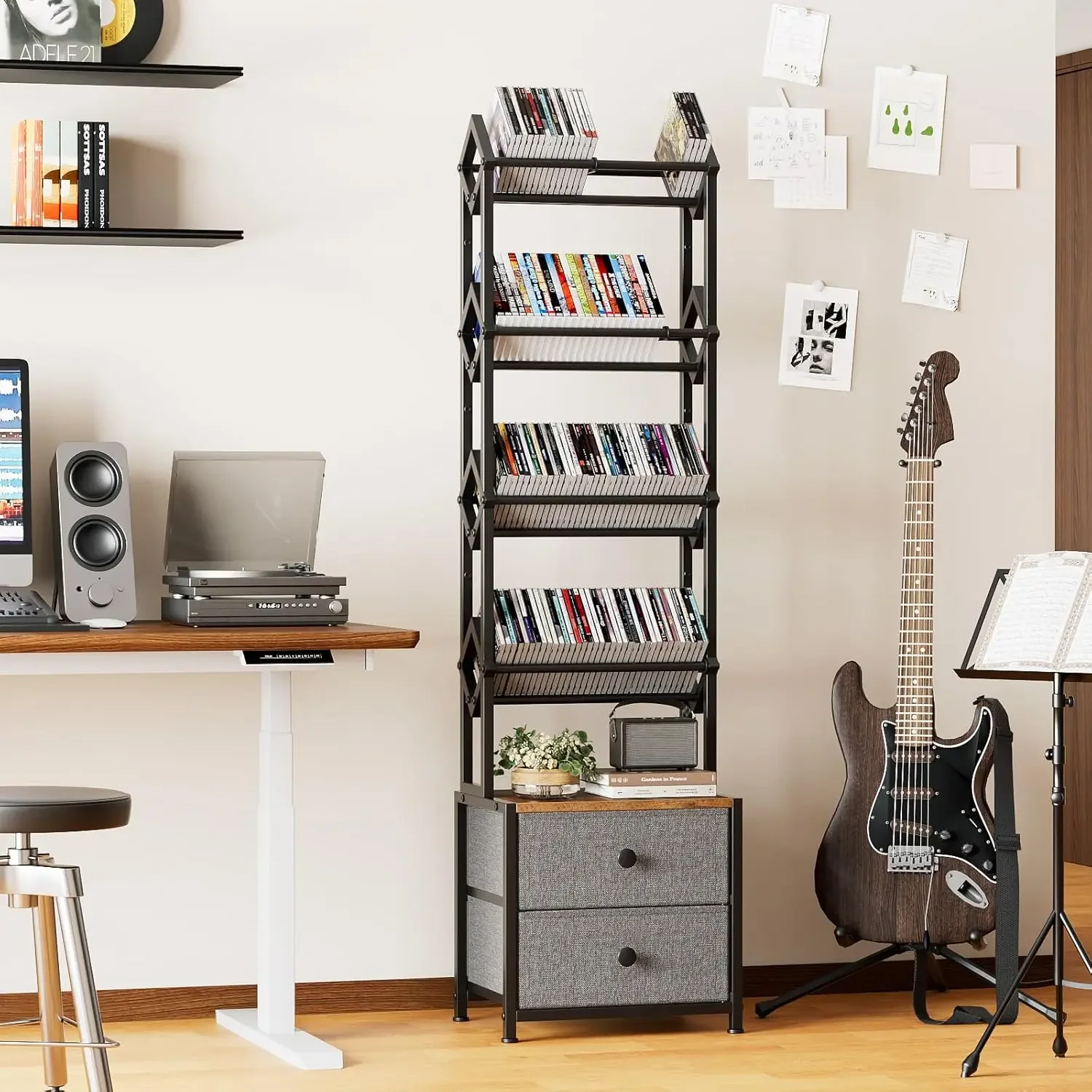 Çekmeceli CD Saklama Rafı, 5 K - Bookshelf 5 Tier incelemesi ve fiyatı